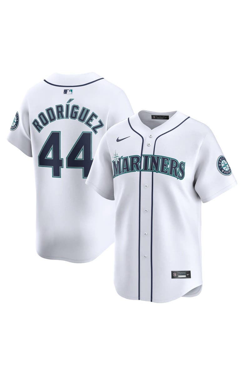 Nike Men's Nike Julio Rodríguez White Seattle Mariners Home Limited Player Jersey, Alternate, color, White