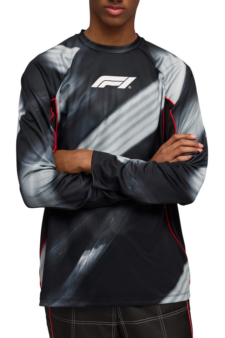 F1 Lifestyle Racing Shirt, Main, color, PUMA BLACK