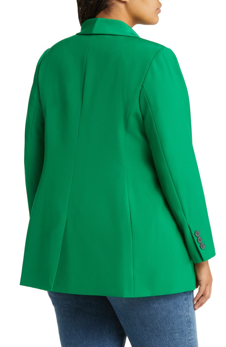 CeCe Double Breasted Twill Blazer, Alternate, color,