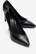 Forever & Always Shoes Moriel Leather Stiletto Pump