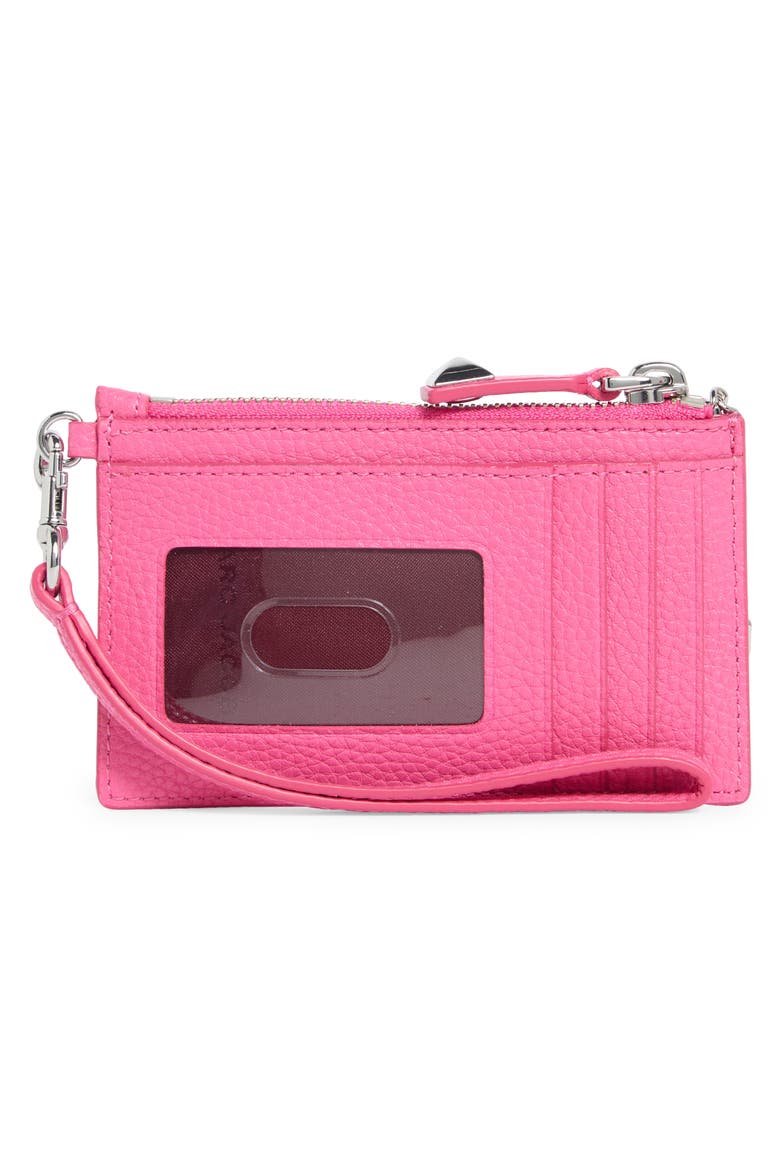 Bold SLG Top Zip Wristlet, Alternate, color, MAGENTA