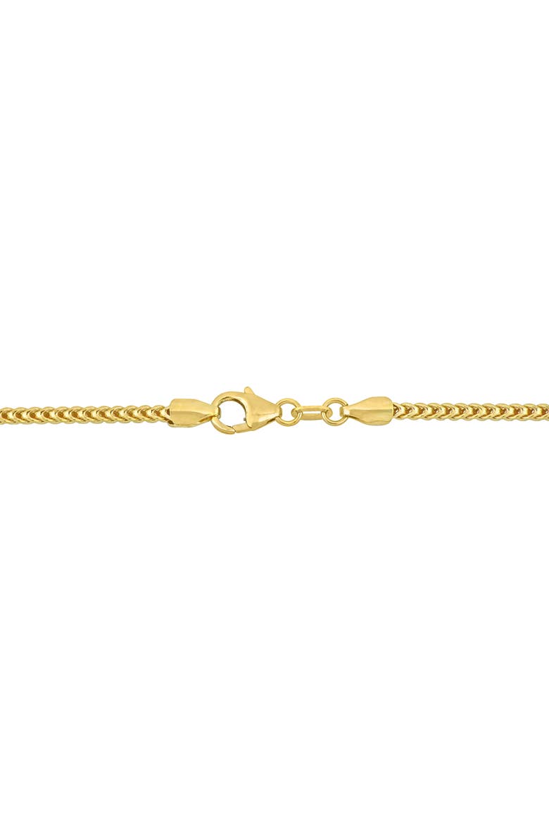 Men's 2-Piece Set Franco Link Chain Necklace & Bracelet, Alternate, color, Yellow Gold