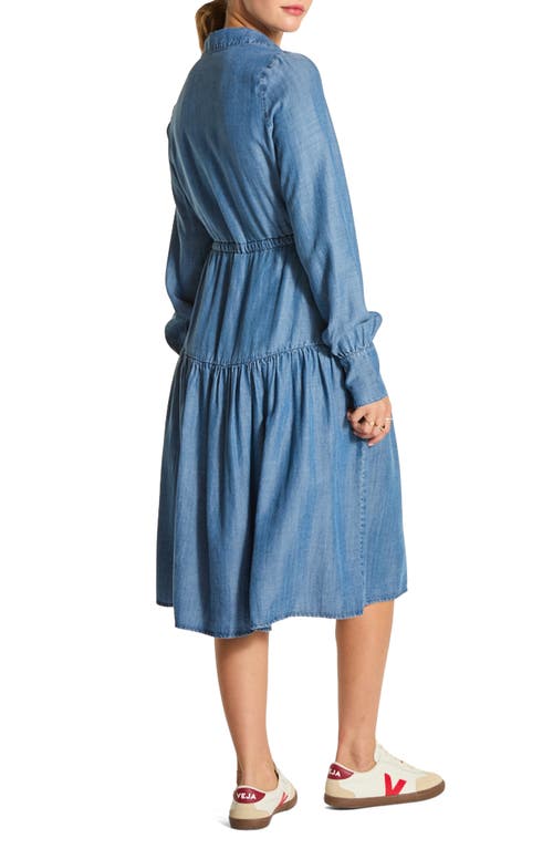 WISHLIST WISHLIST DENIM LONG SLEEVE SHIRTDRESS