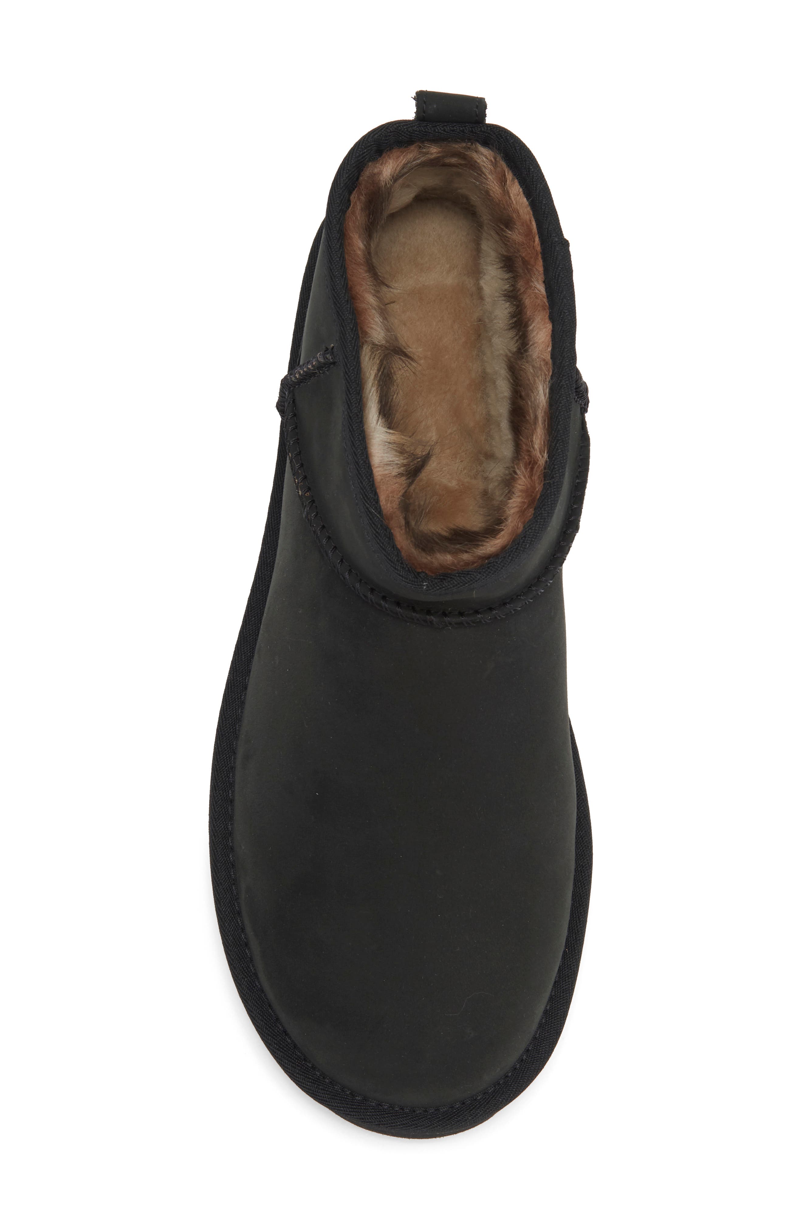 Classic Ultra Mini Nubuck Bootie, Alternate, color, BLACK