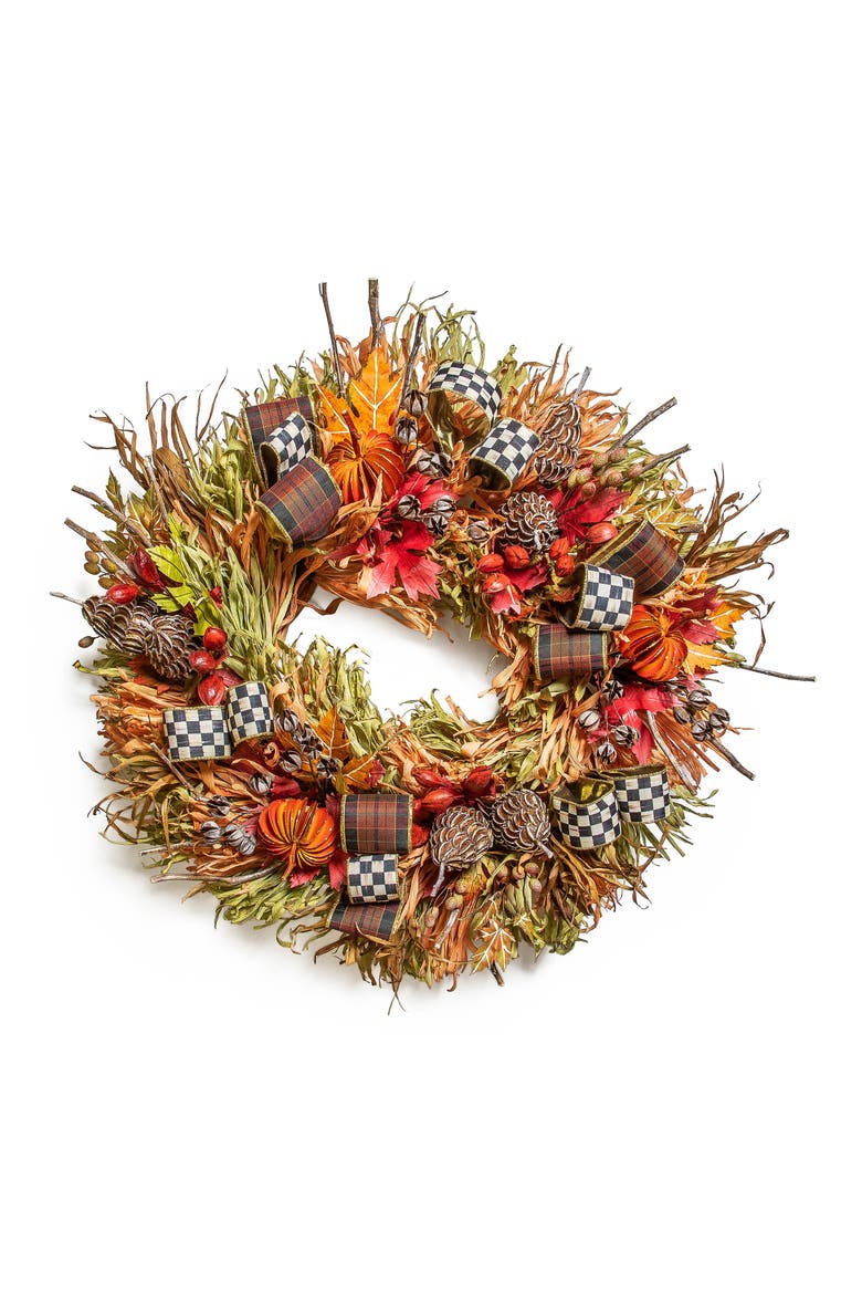 Fall on the Farm Wreath, Main, color, GREEN