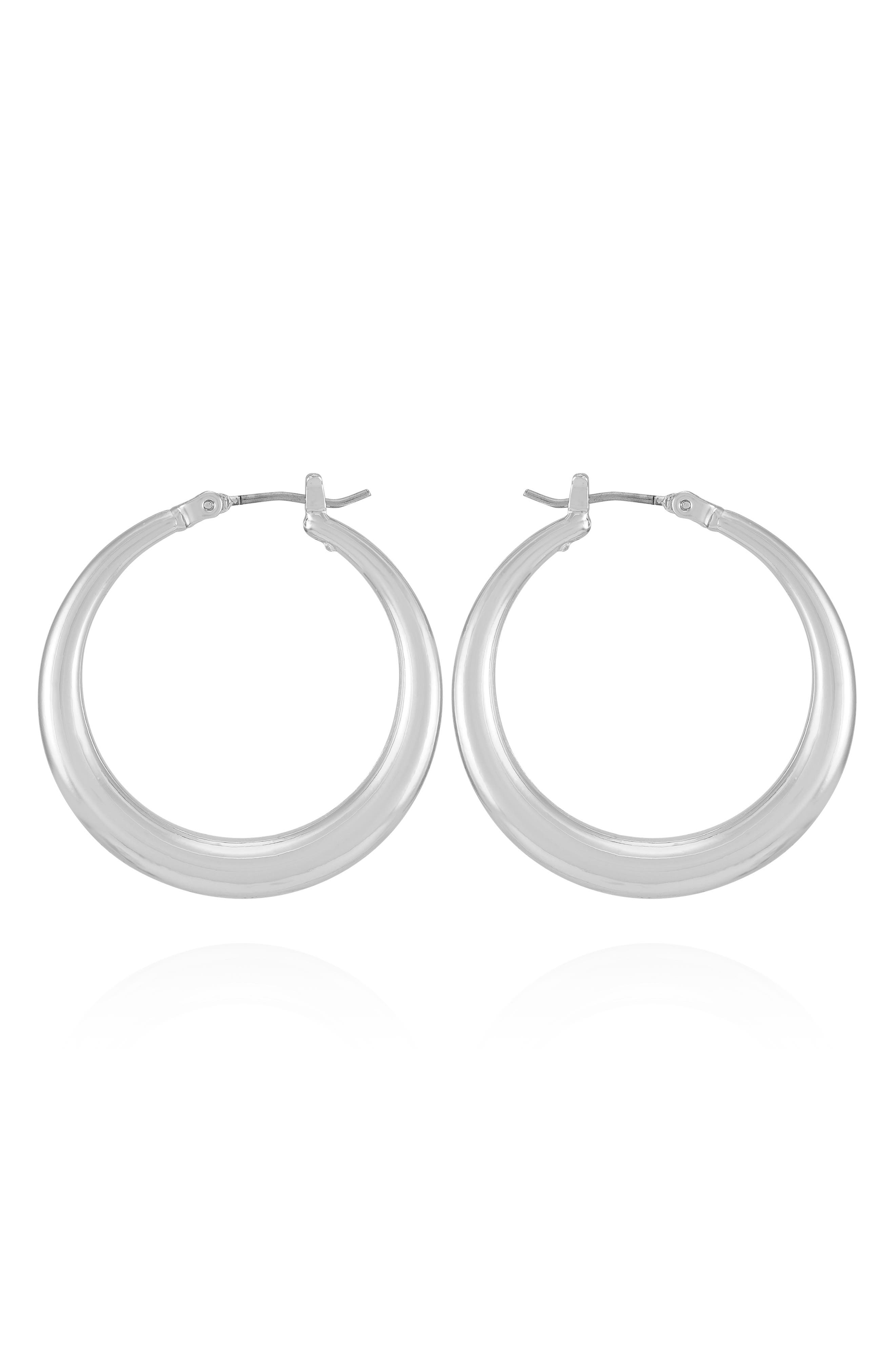 Vince Camuto Tapered Hoop Earrings