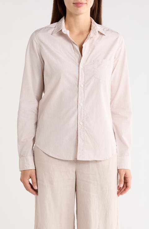 Tailored Cotton Button-Up Shirt