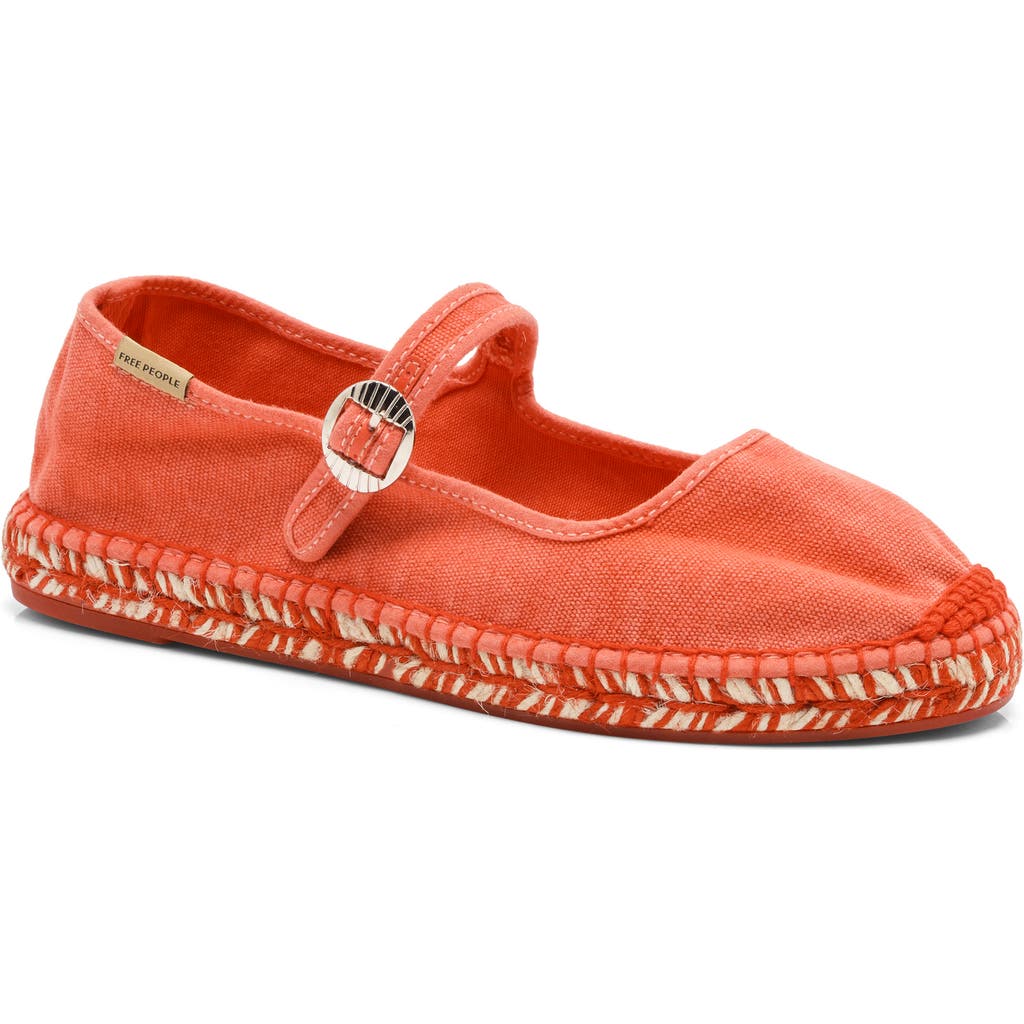 Shop Free People Oasis Mary Jane Espadrille In Washed Salsa