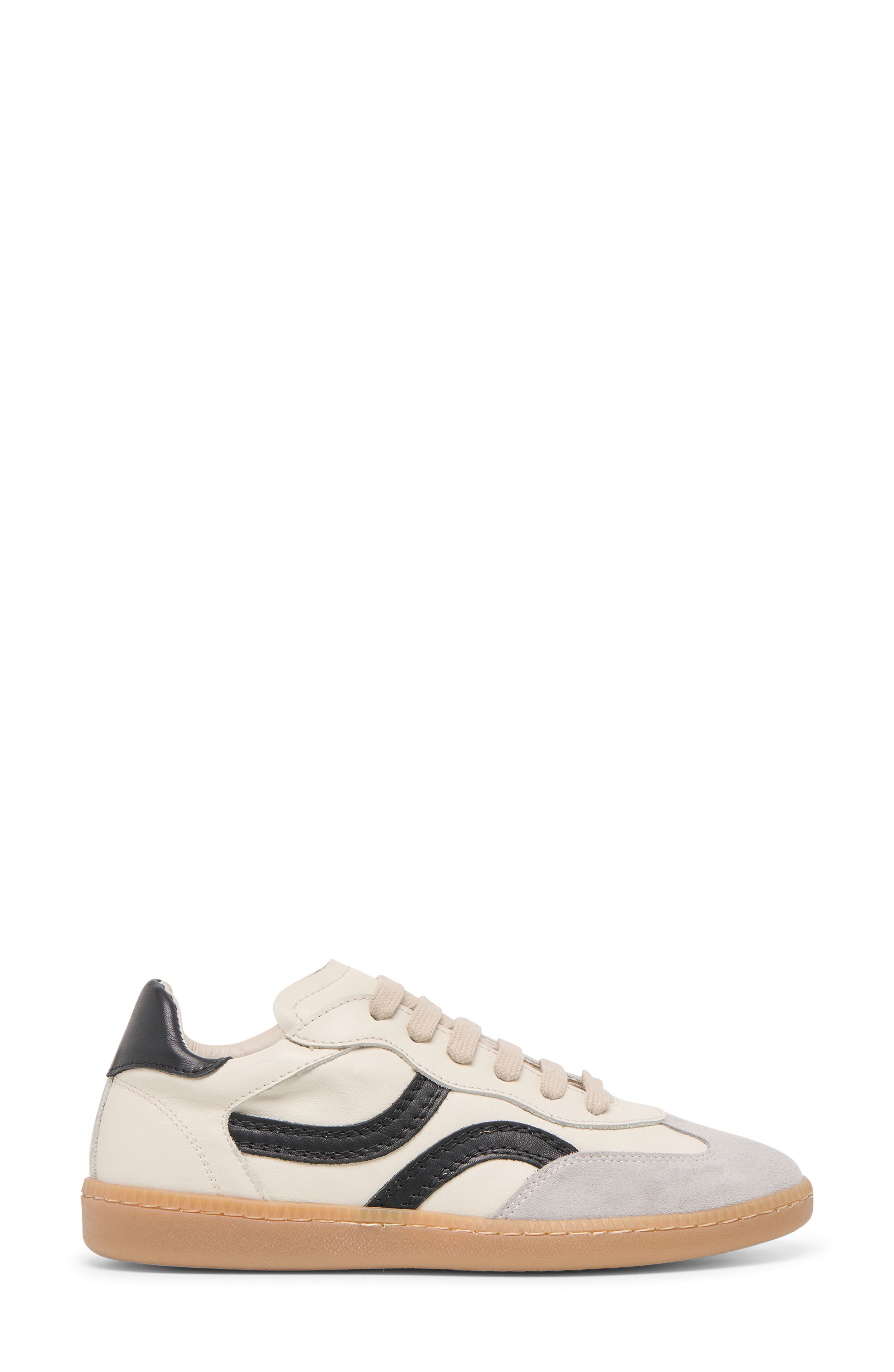 Dolce Vita Rebel Sneaker, Alternate, color, White/Black Leather