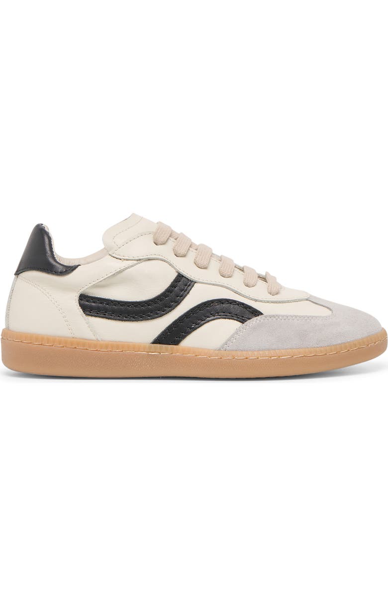 Dolce Vita Rebel Sneaker, Alternate, color, White/Black Leather