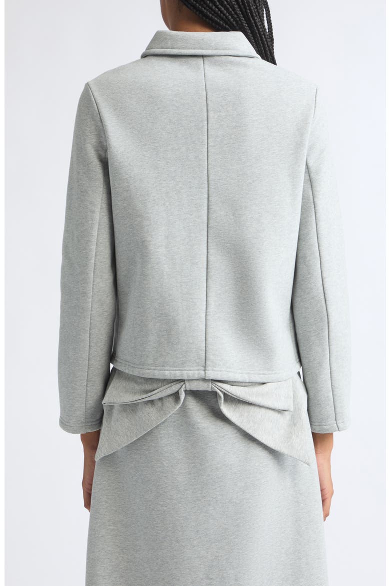 Knoll Bow Detail Jacket, Alternate, color, GREY
