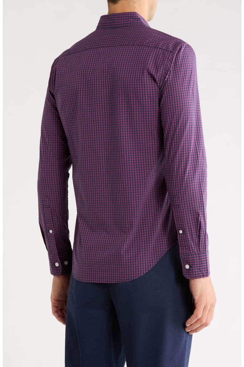 Slim Fit Stretch Cotton Poplin Button-Down Shirt, Alternate, color, JULES GEO V5 C31