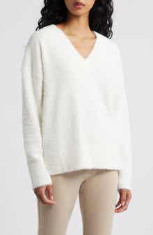 BP. Fuzzy V-Neck Sweater
