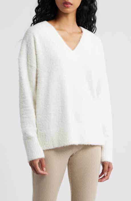 BP. Fuzzy V-Neck Sweater