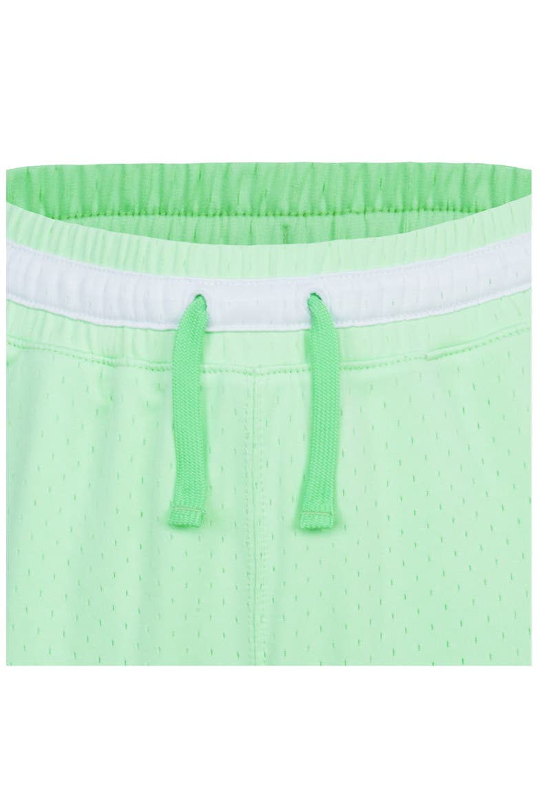 Kids' Dri-FIT Sport Diamond Mesh Basketball Shorts, Alternate, color, VAPOR GREEN