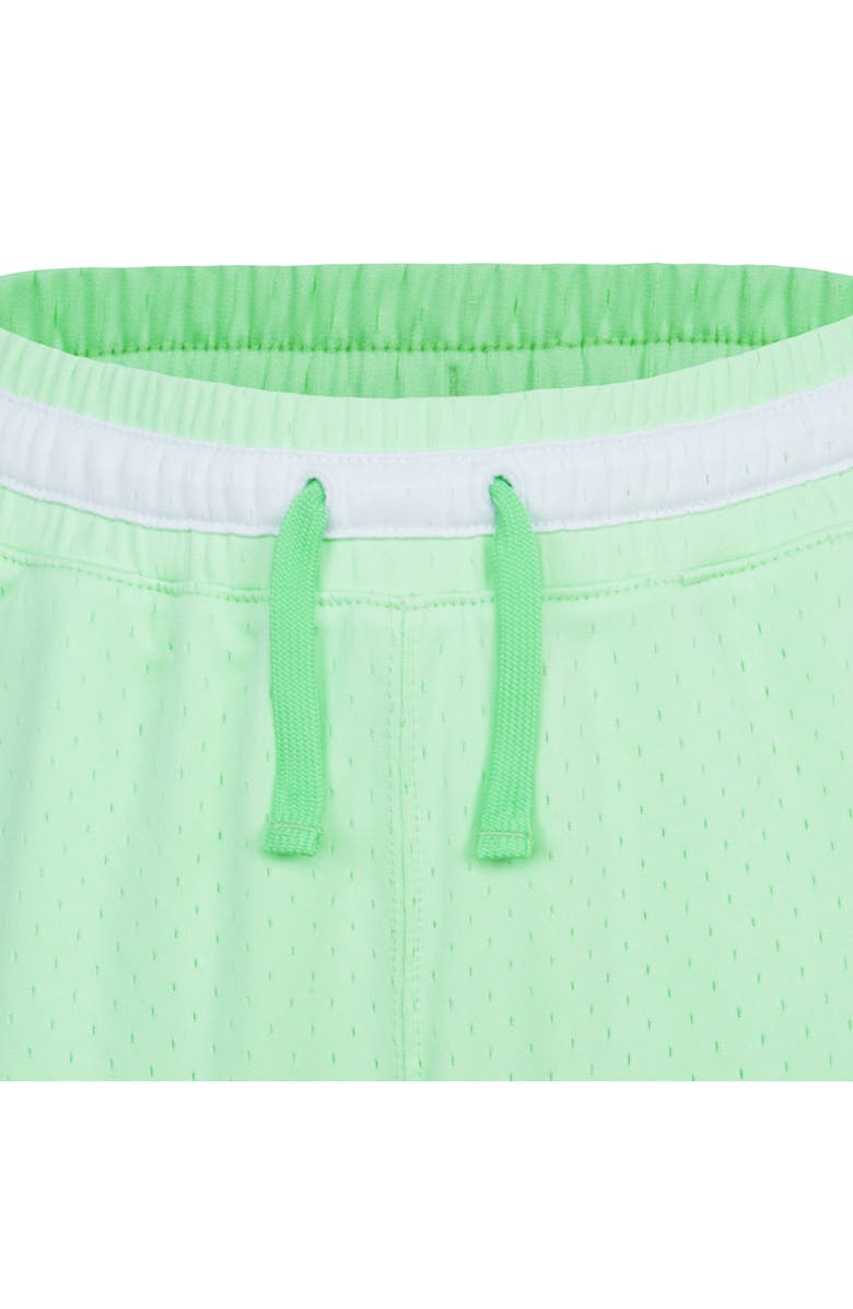 Jordan Kids' Dri-FIT Sport Diamond Mesh Basketball Shorts, Alternate, color, Vapor Green