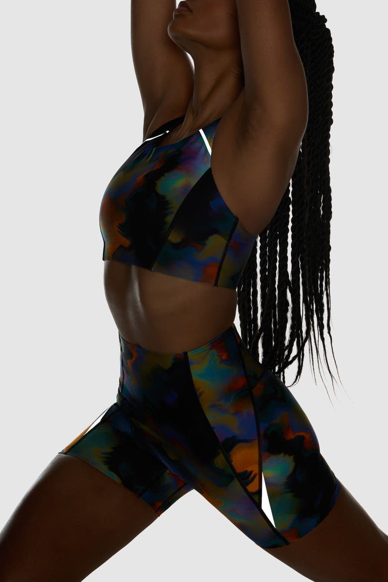 Printed PaceForm 5" Airated Run Short, Alternate, color, Heatmap Print