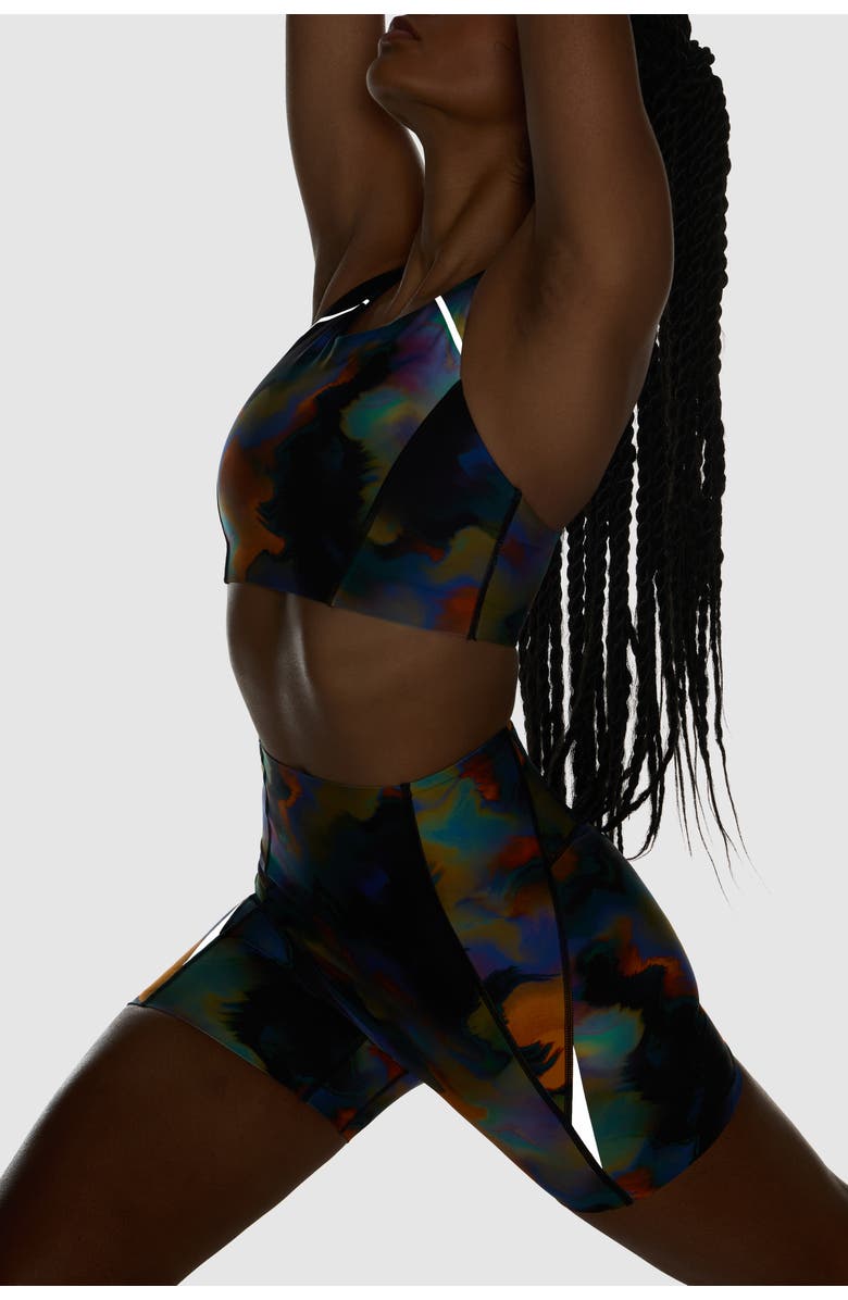 Peloton Printed PaceForm 5" Airated Run Short, Alternate, color, Heatmap Print