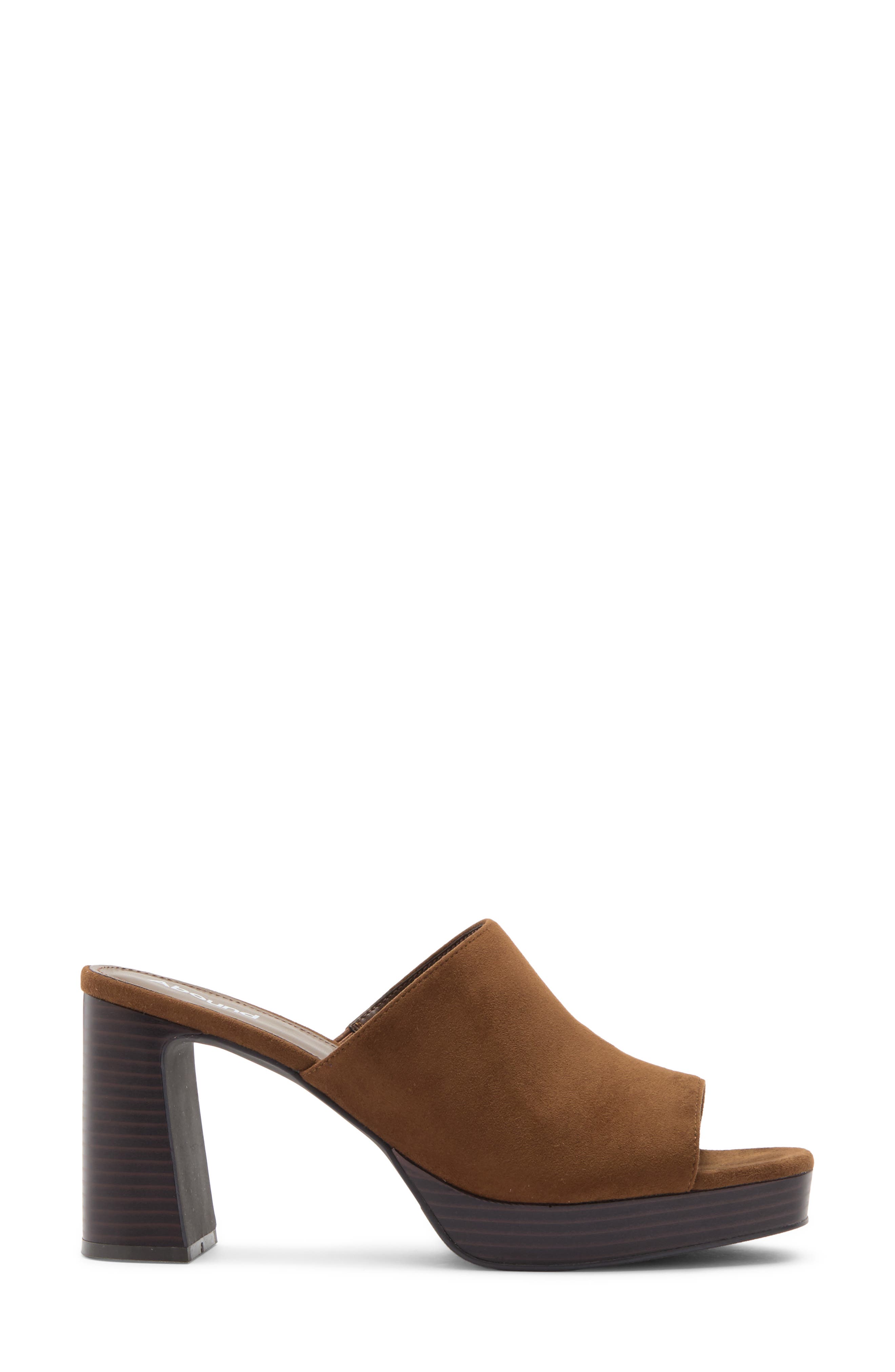 Ohanna Platform Sandal, Alternate, color, BROWN CHESTNUT