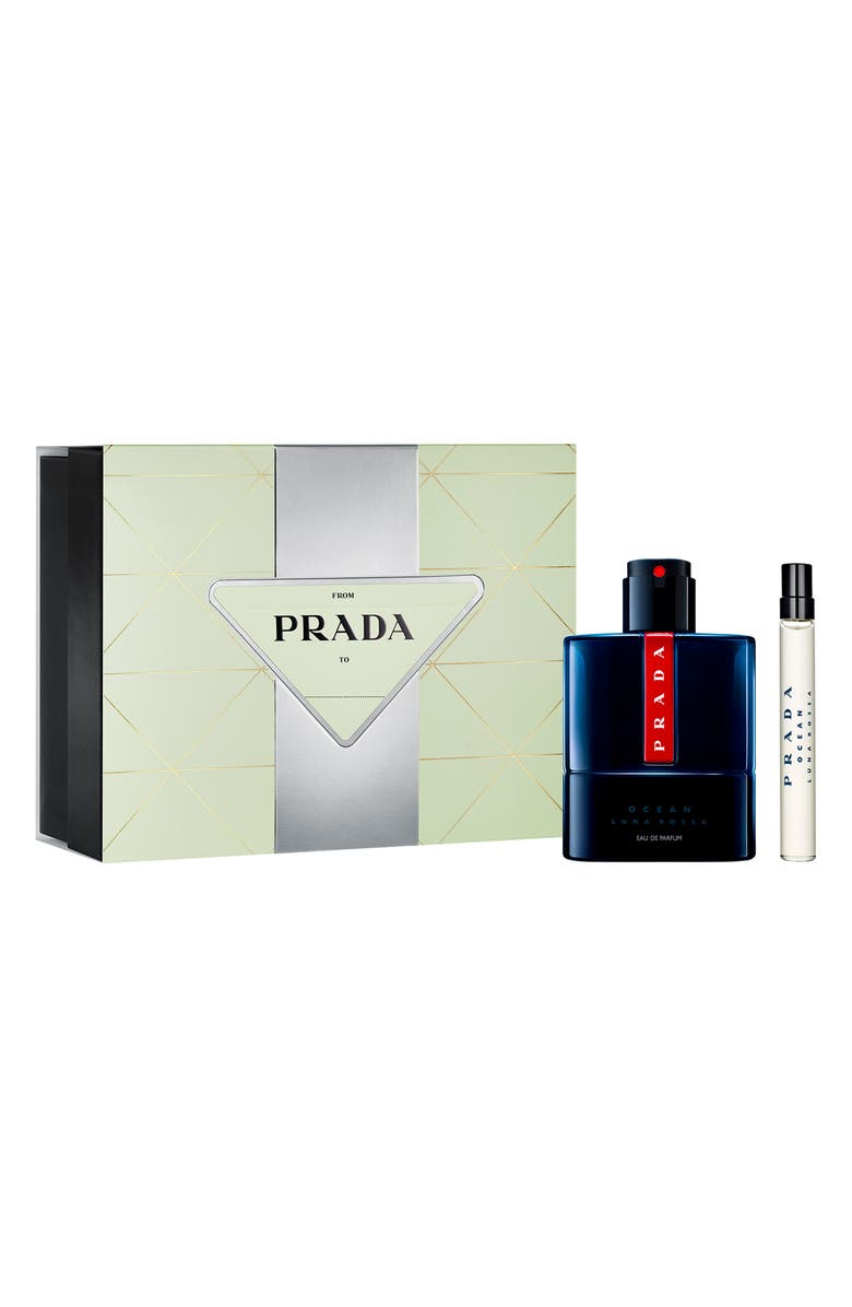 Prada Luna Rossa Ocean Eau de Parfum 2-Piece Gift Set $160 Value, Main, color, 