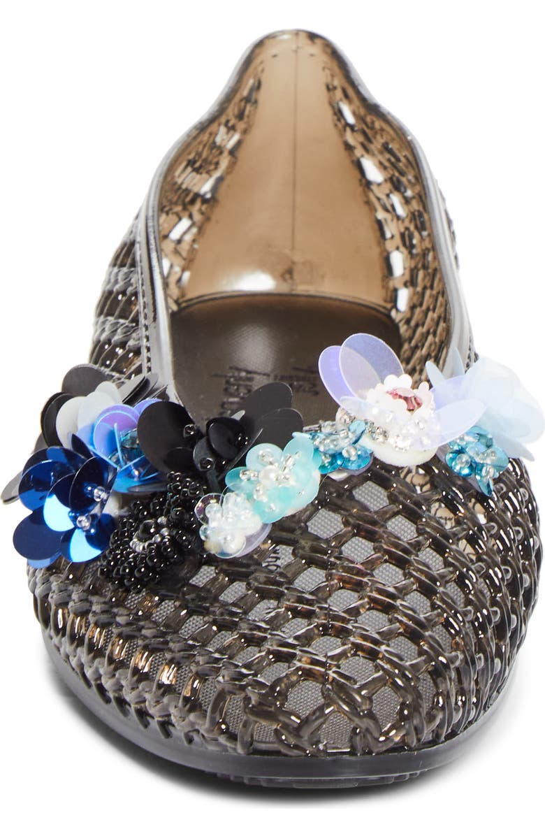 HEAVENLY JELLY Petal Jelly Ballet Flat, Alternate, color, Black