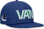 FANATICS Men's Fanatics Blue Vancouver Canucks Authentic Pro Rink Team Code Snapback Hat