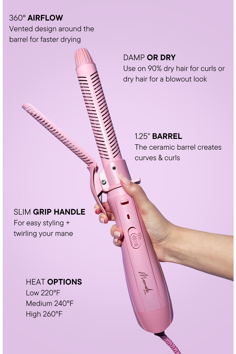 Aircurl Curling Iron, Alternate, color, PINK