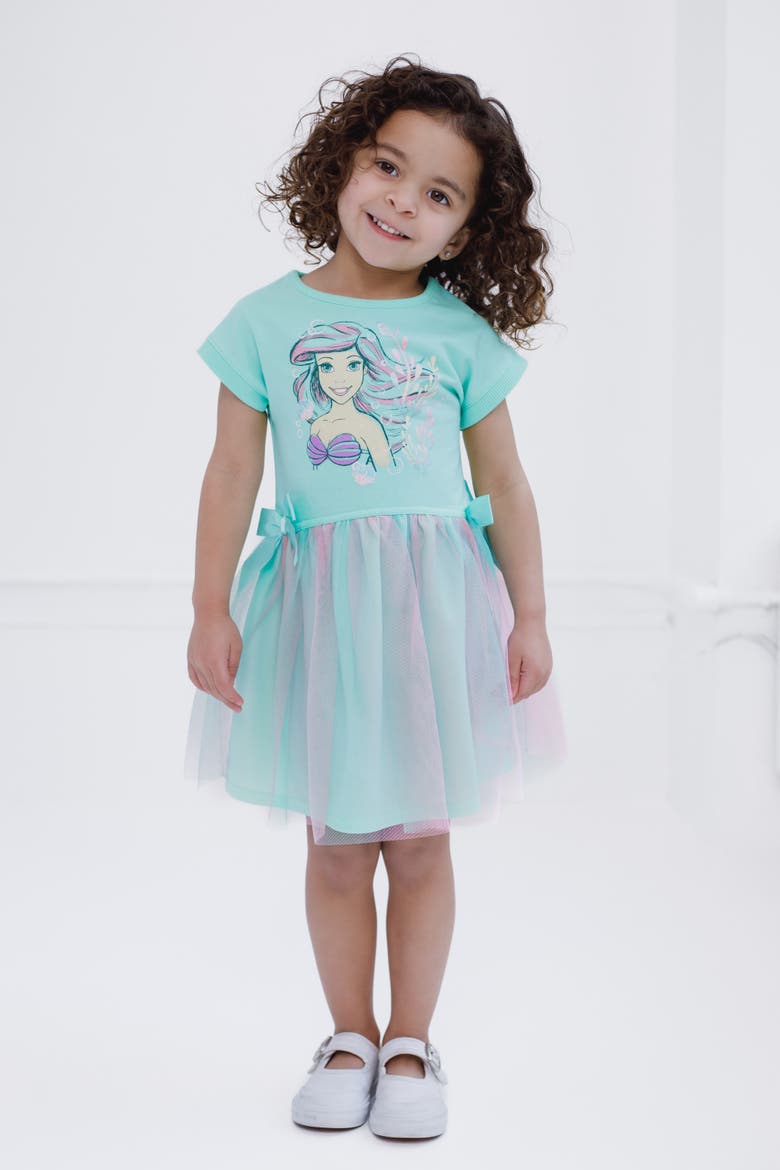 Princess Tutu Dress, Alternate, color, Ariel Aqua