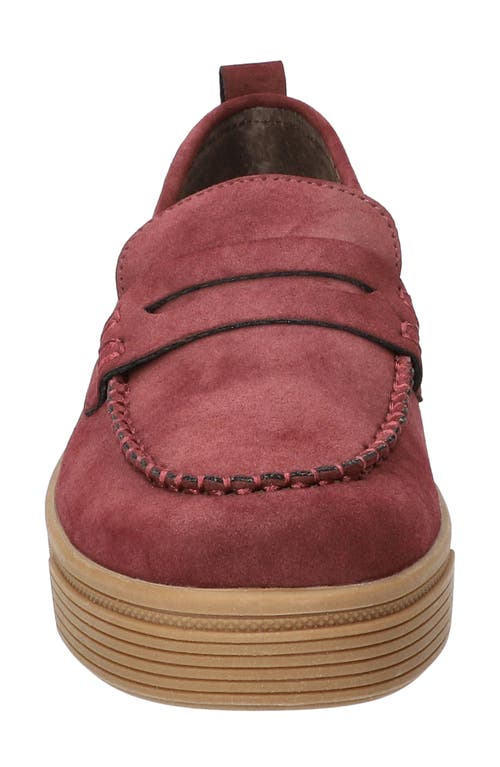 Bella Vita Bo Penny Loafer In Burgundy