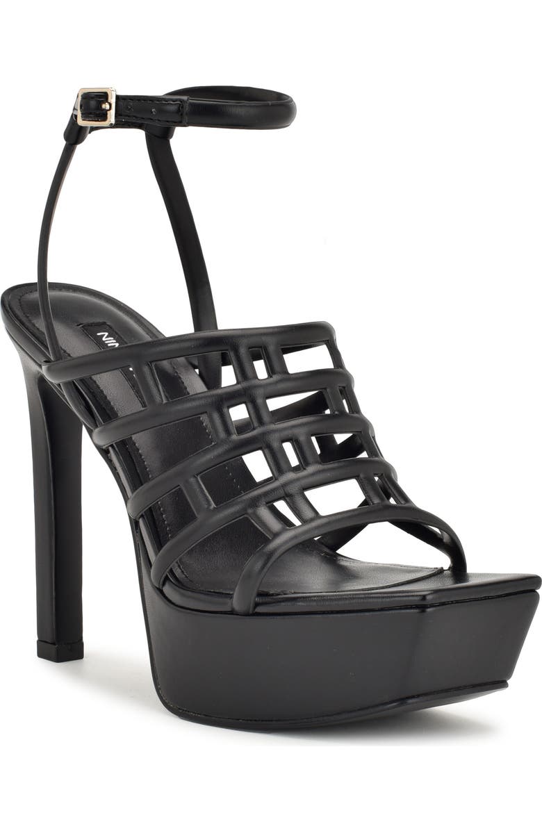 Nine West Kelinda Ankle Strap Platform Sandal, Main, color,