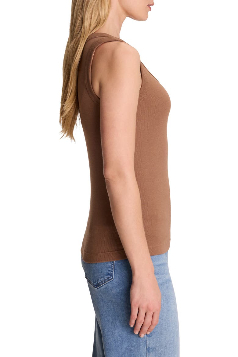 Perfect Knit Rib Tank, Alternate, color, TIGERNUT