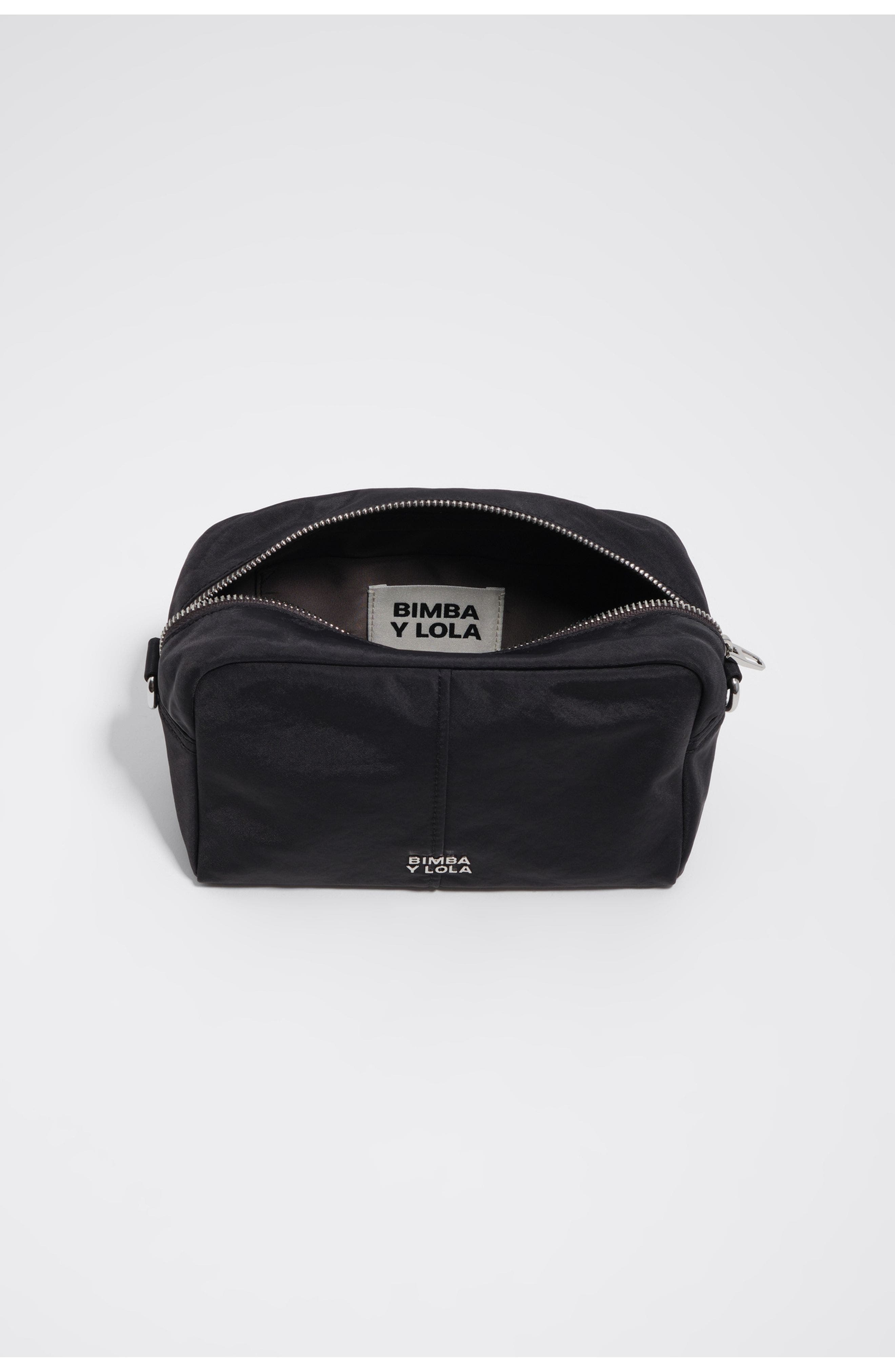 Bimba y Lola Nylon Crossbody Bag SS26, Alternate, color, Graphite