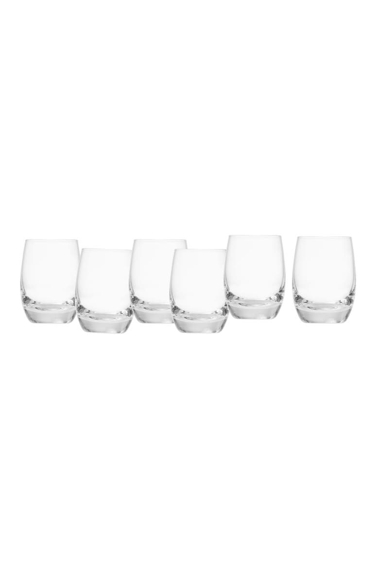 Banquet Set of 6 Bar Shot Glasses, Main, color, CLEAR