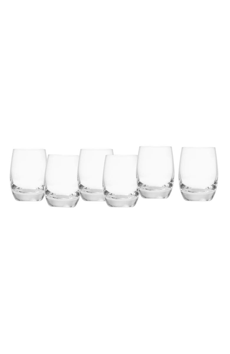 Schott Zwiesel Banquet Set of 6 Bar Shot Glasses, Main, color, Clear