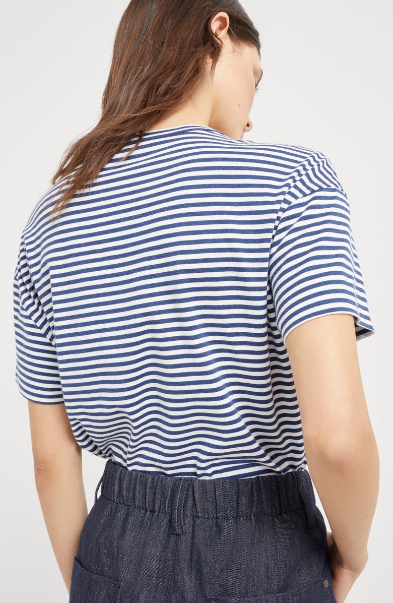 Brunello Cucinelli Baggy shorts with monili, Alternate, color, 