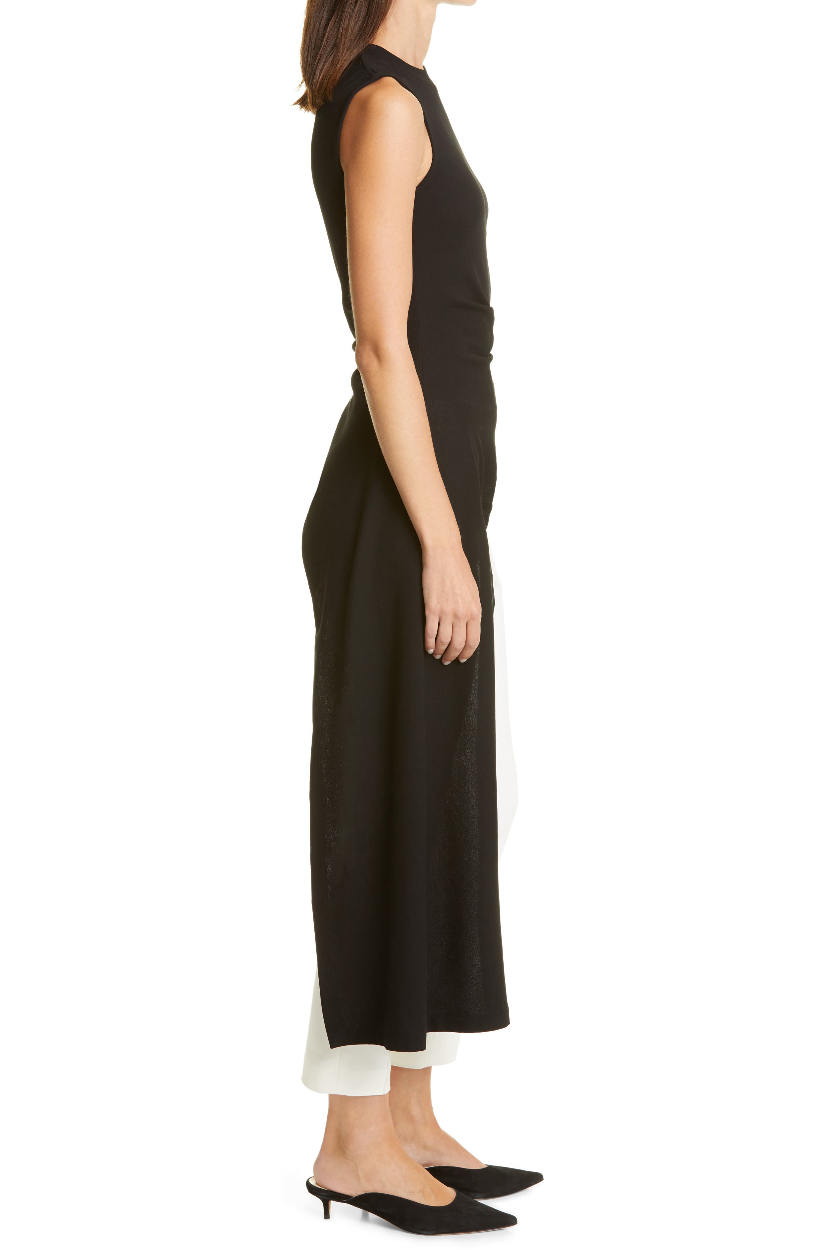 Rosetta Getty Split Apron Sleeveless Tee (Women) | Nordstrom