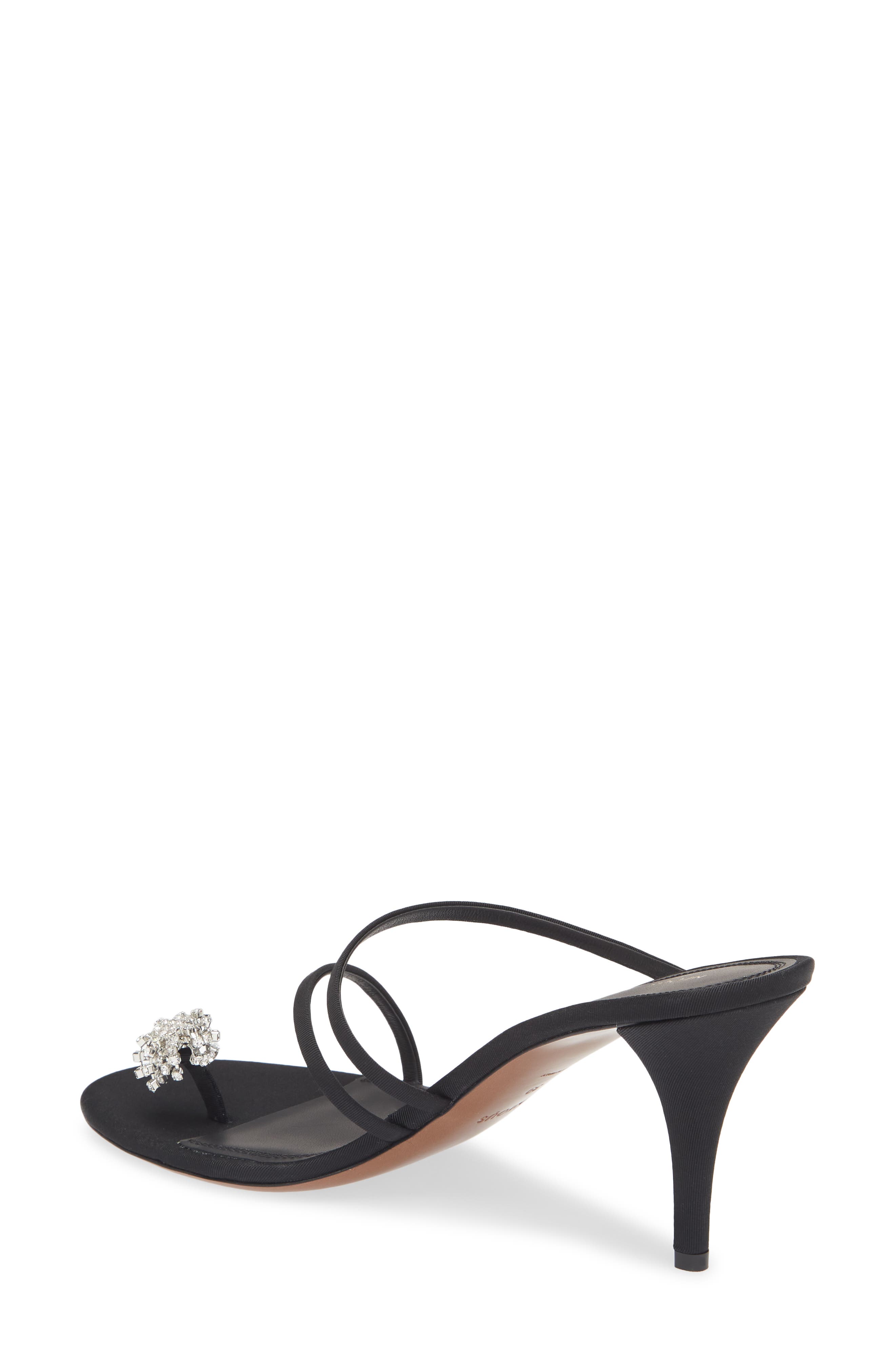 NEOUS Crystal Embellished Toe Loop Sandal, Alternate, color, 