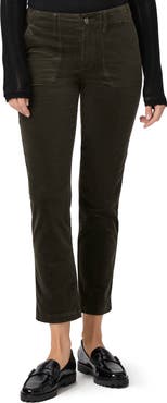 PAIGE Mayslie Patch Pocket Ankle Straight Leg Jeans