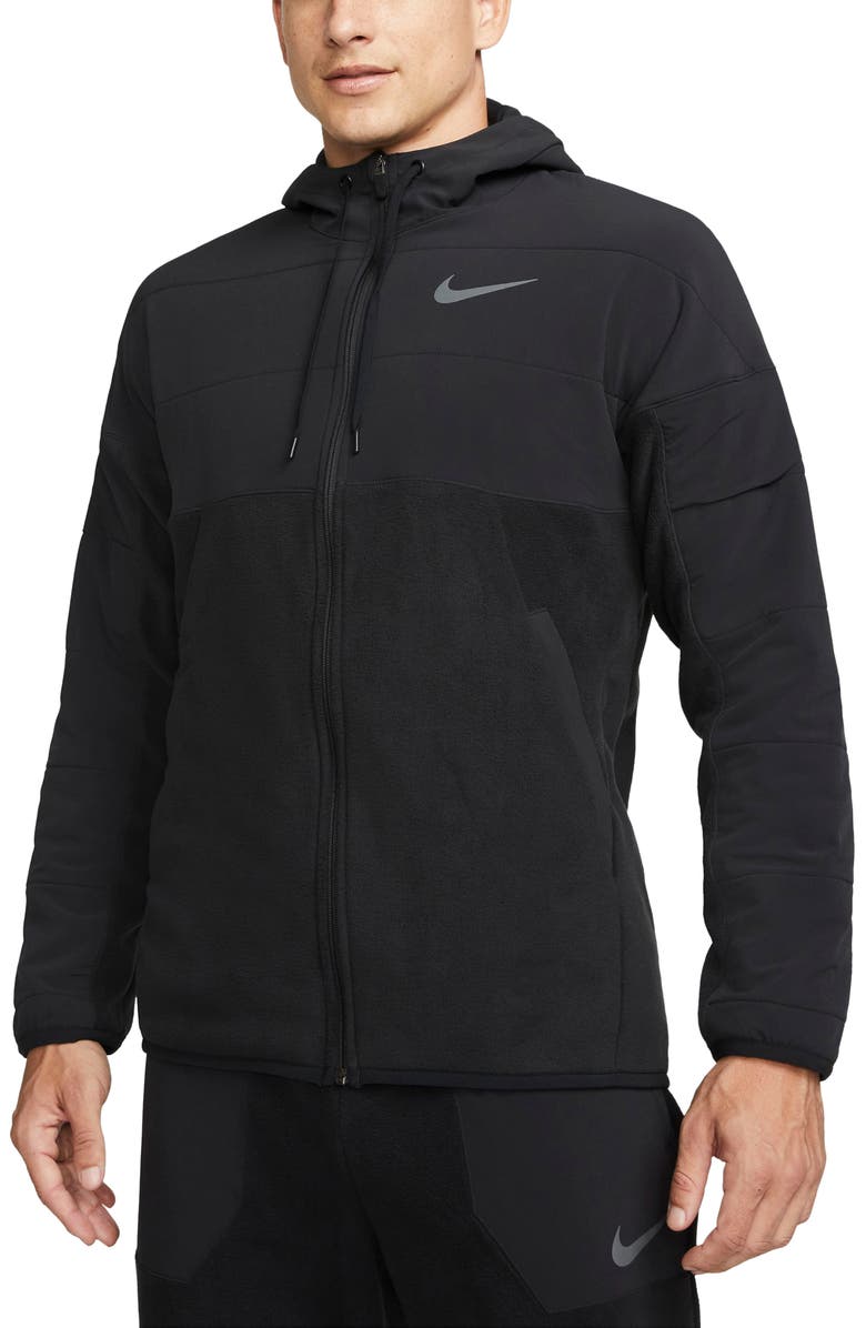Nike Winterized Therma-FIT Mixed Media Jacket, Main, color, 