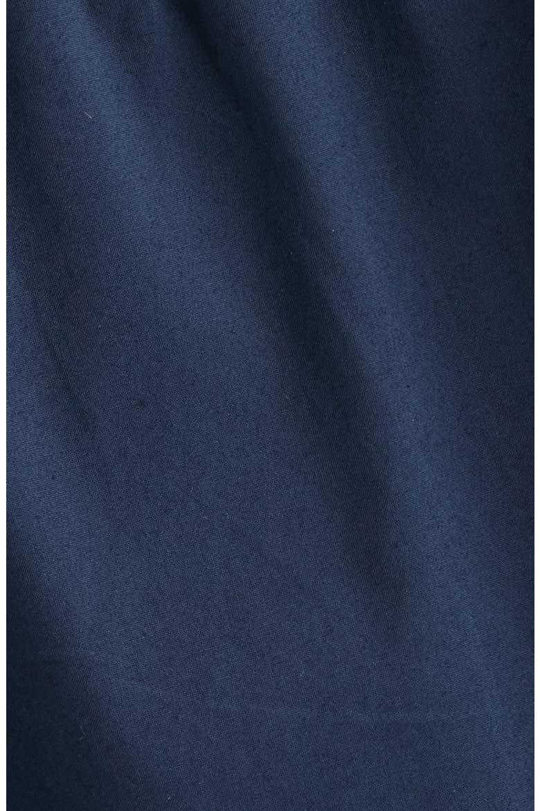 Woven Stretch Cotton Flutter Shorts, Alternate, color, NAVY