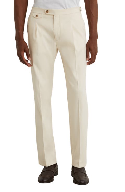 Float Slim Fit Cotton Blend Trousers