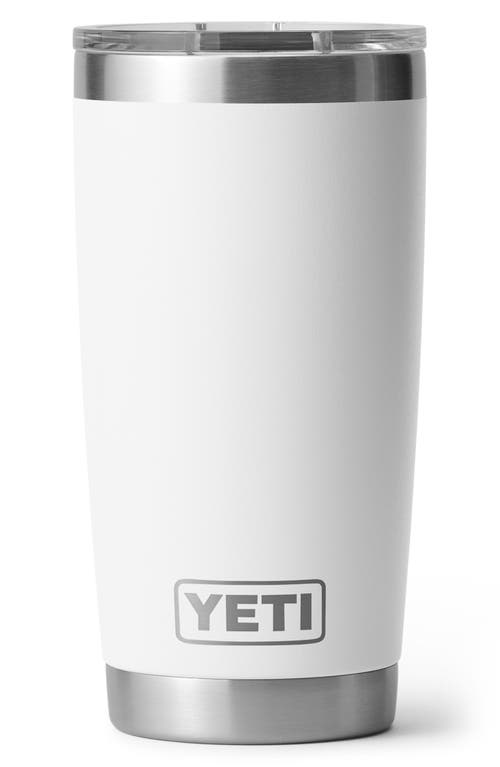 Yeti Rambler 20-ounce Tumbler In White