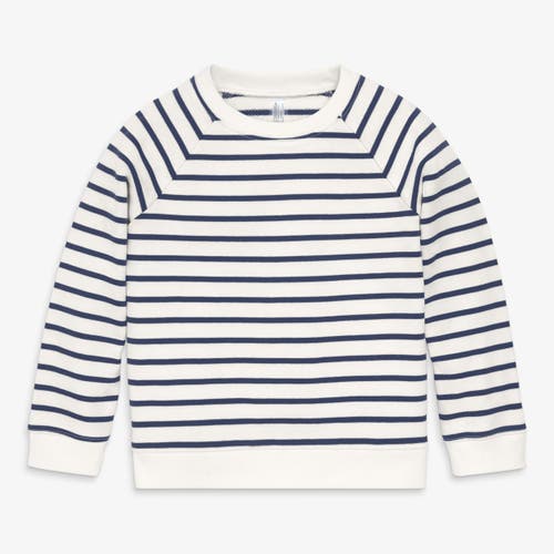 Primary Kids Sweatshirt In Candy Stripe In Brown