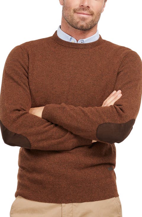 Essential Patch Wool Crewneck Sweater