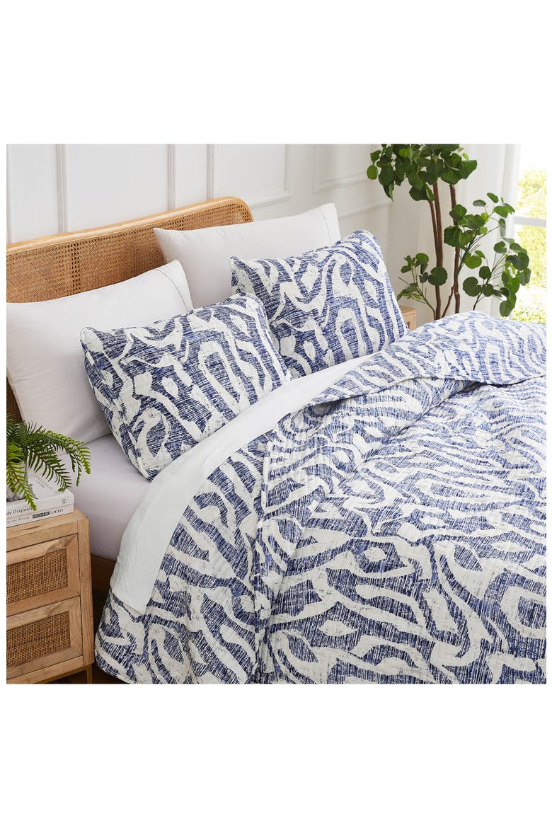 Khari Quilt & Sham Set, Alternate, color, BLUE