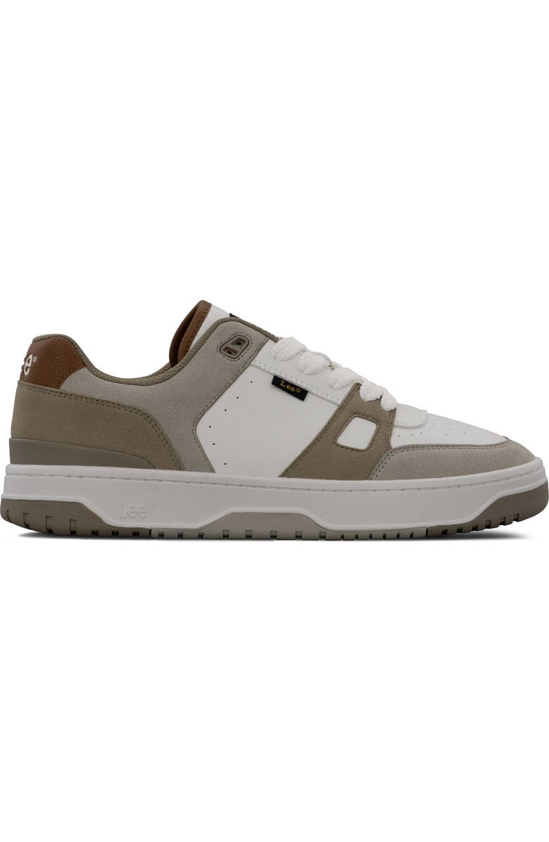 Lee Cortland Low Top Sneaker, Alternate, color, Winter White/ Pebble/ Tan