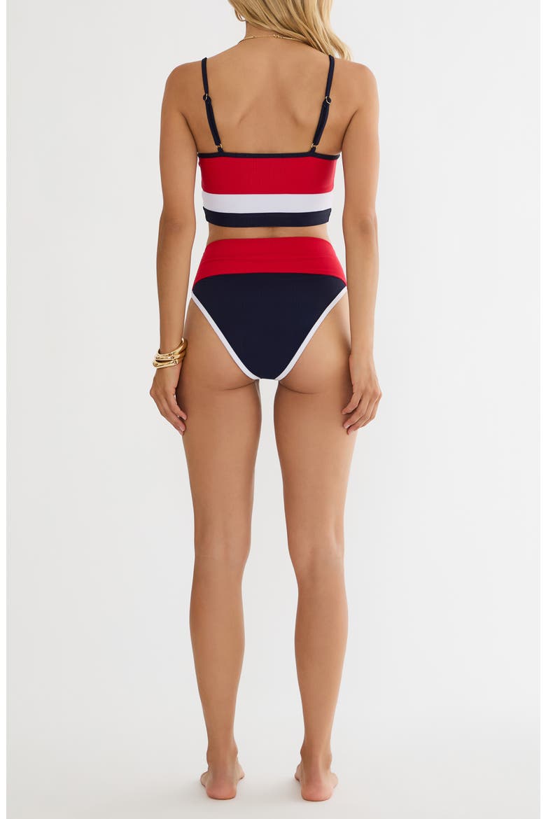 Eva Rib Colorblock Bikini Top, Alternate, color, TWILIGHT FIREWORK COLORBLOCK