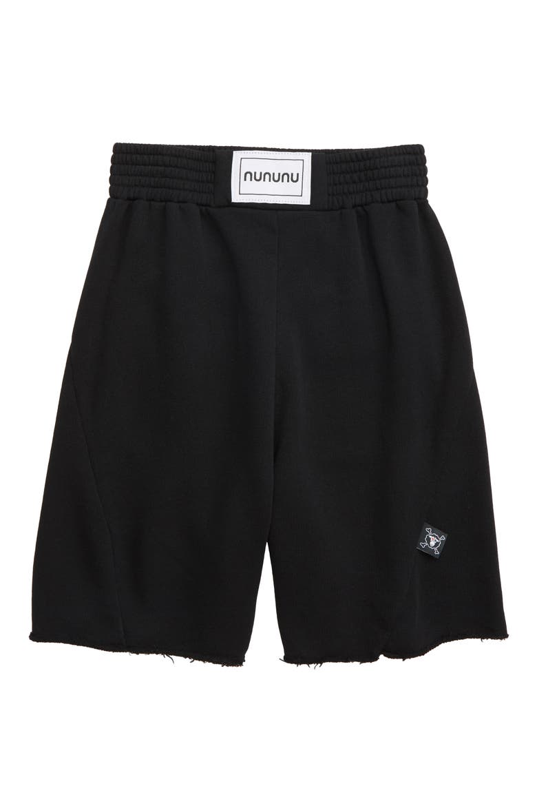 Boxing Sweat Shorts, Main, color, BLACK