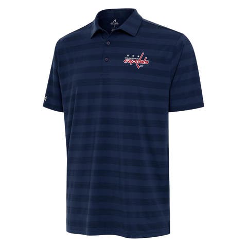 Men's Antigua Navy Washington Capitals Tunnel Polo