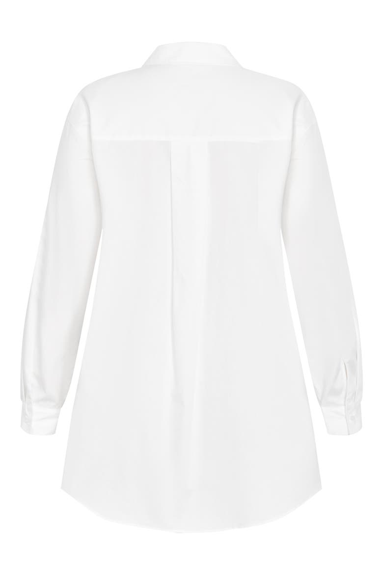 Callie Oversize Long Sleeve Button-Up Shirt, Alternate, color, IVORY